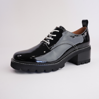 Daya Black Patent Leather Loafers