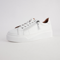 Bonnie White Leather Sneakers