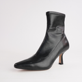 Audry Black Tumble Ankle Boots