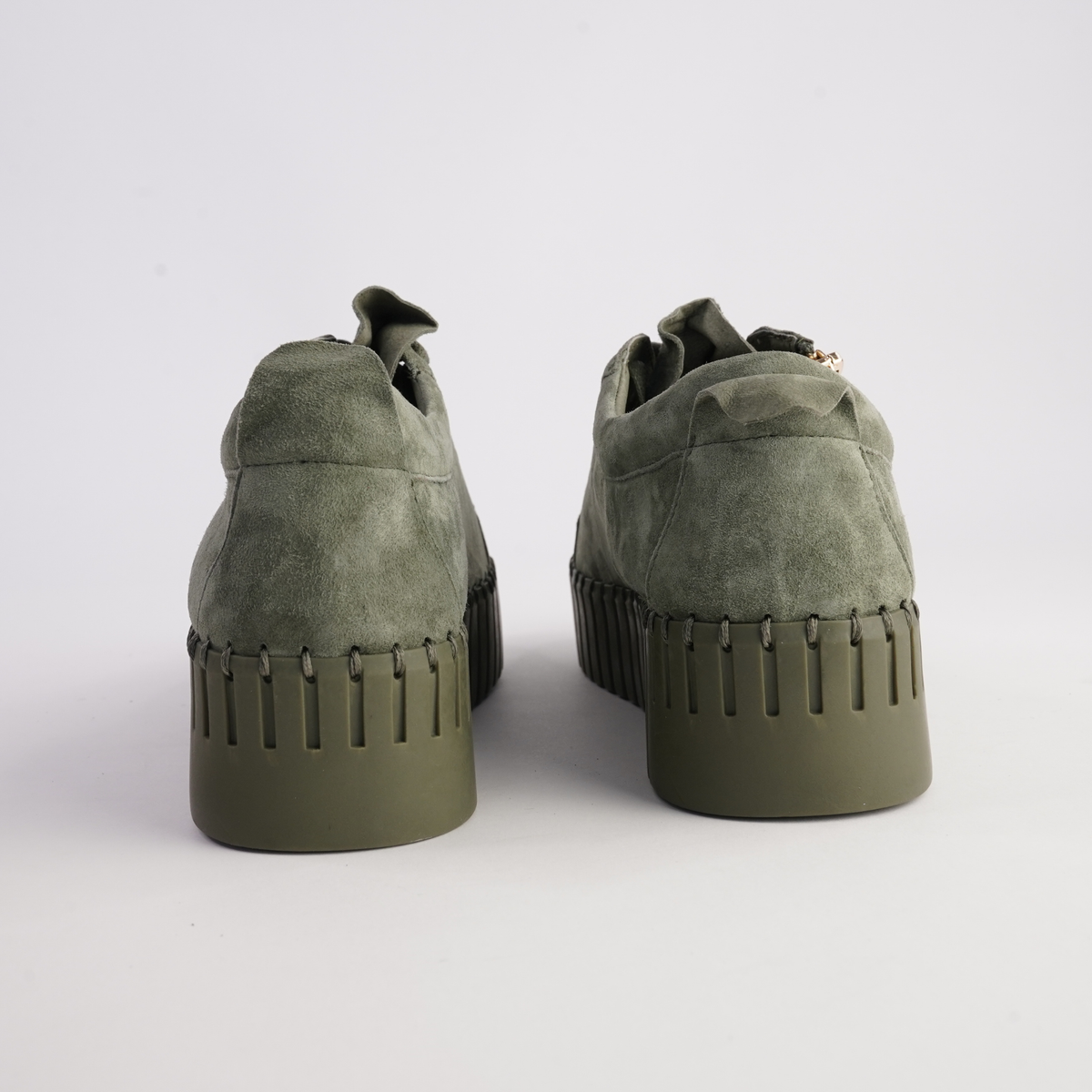 Bump Khaki Suede/ Khaki Sole Sneakers