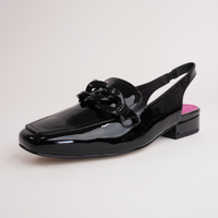 Randal Black Patent Leather Loafers