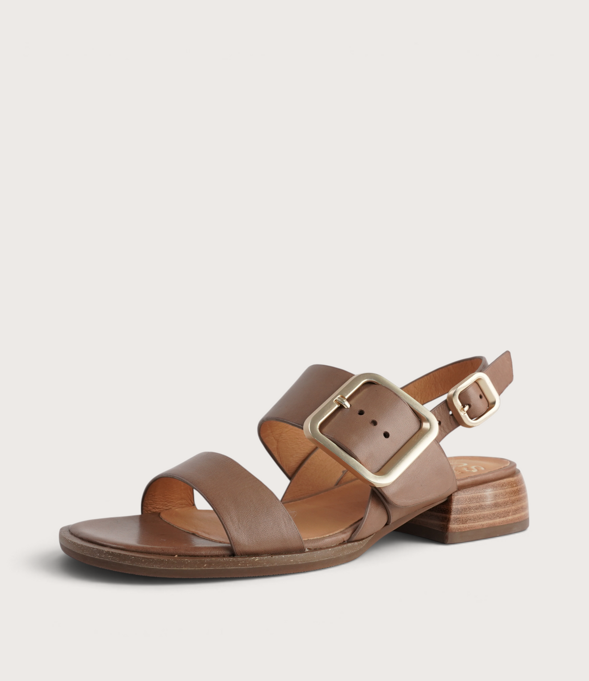 Ikam Pecan Leather Sandals