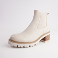 Mcalister Vanilla Leather Ankle Boots