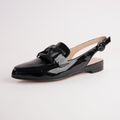 Favillas Black Patent Leather Loafers