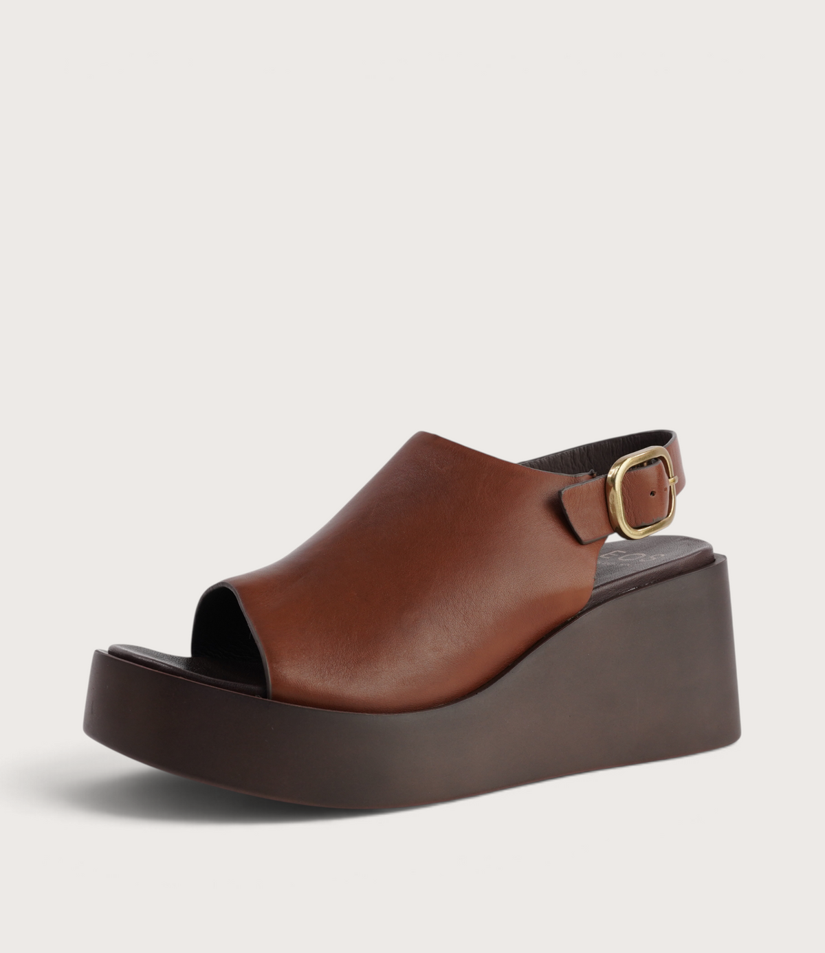 Ariani Brandy Leather Wedges
