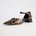 Munich Ocelot Patent Leather Flats
