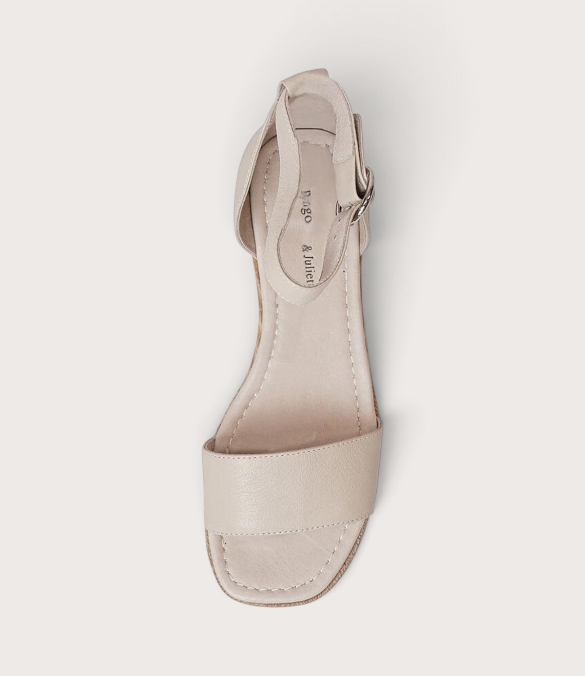 Idola Almond Leather Wedges