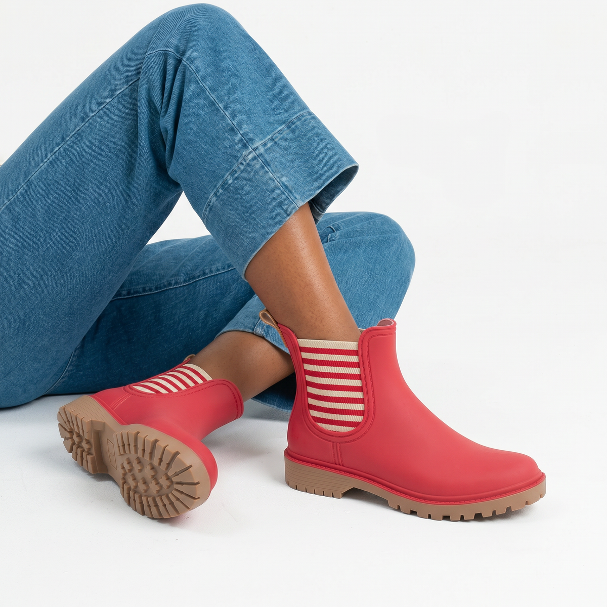 Laurina Ruby Stripe Gumboots