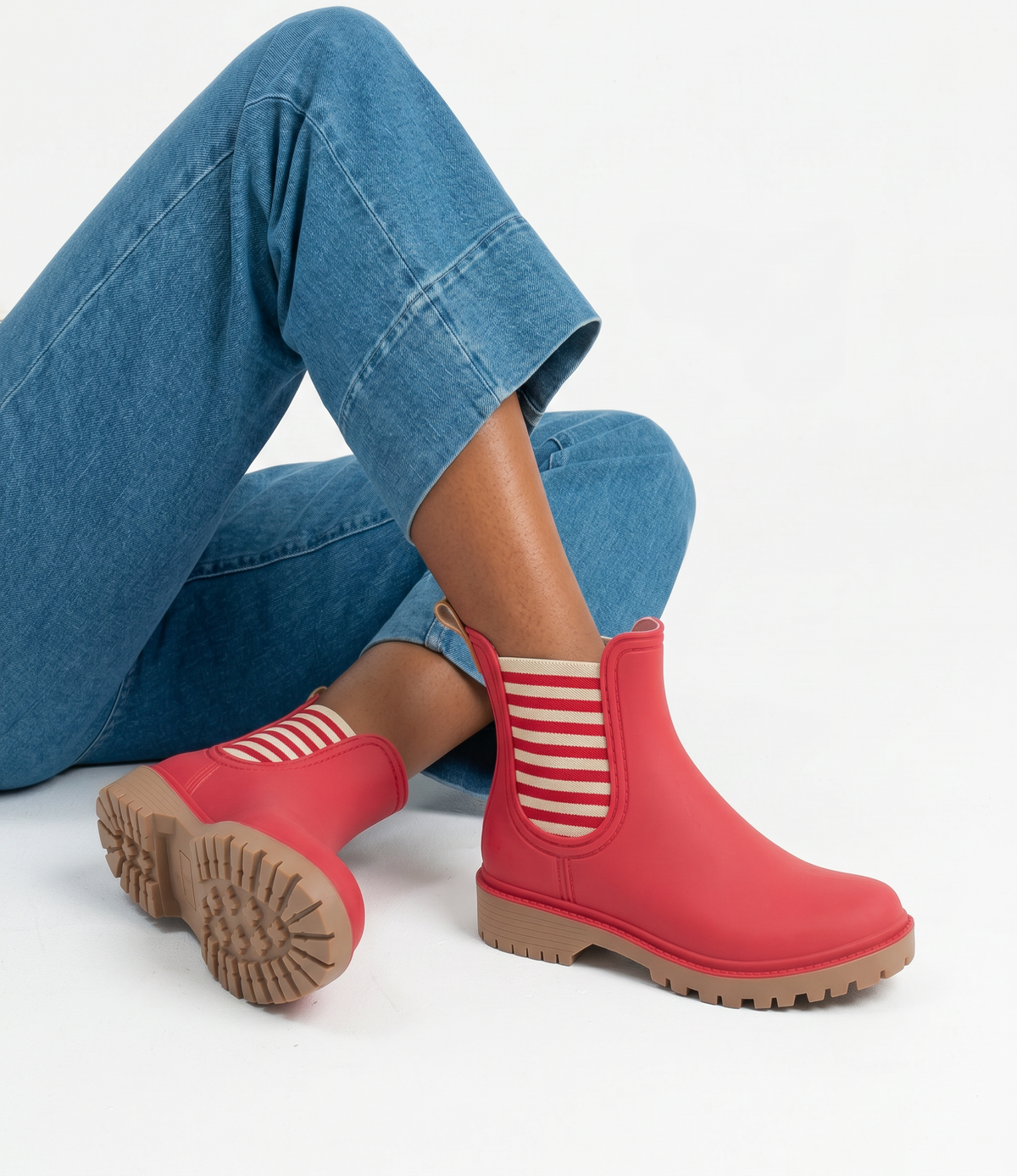Laurina Ruby Stripe Gumboots