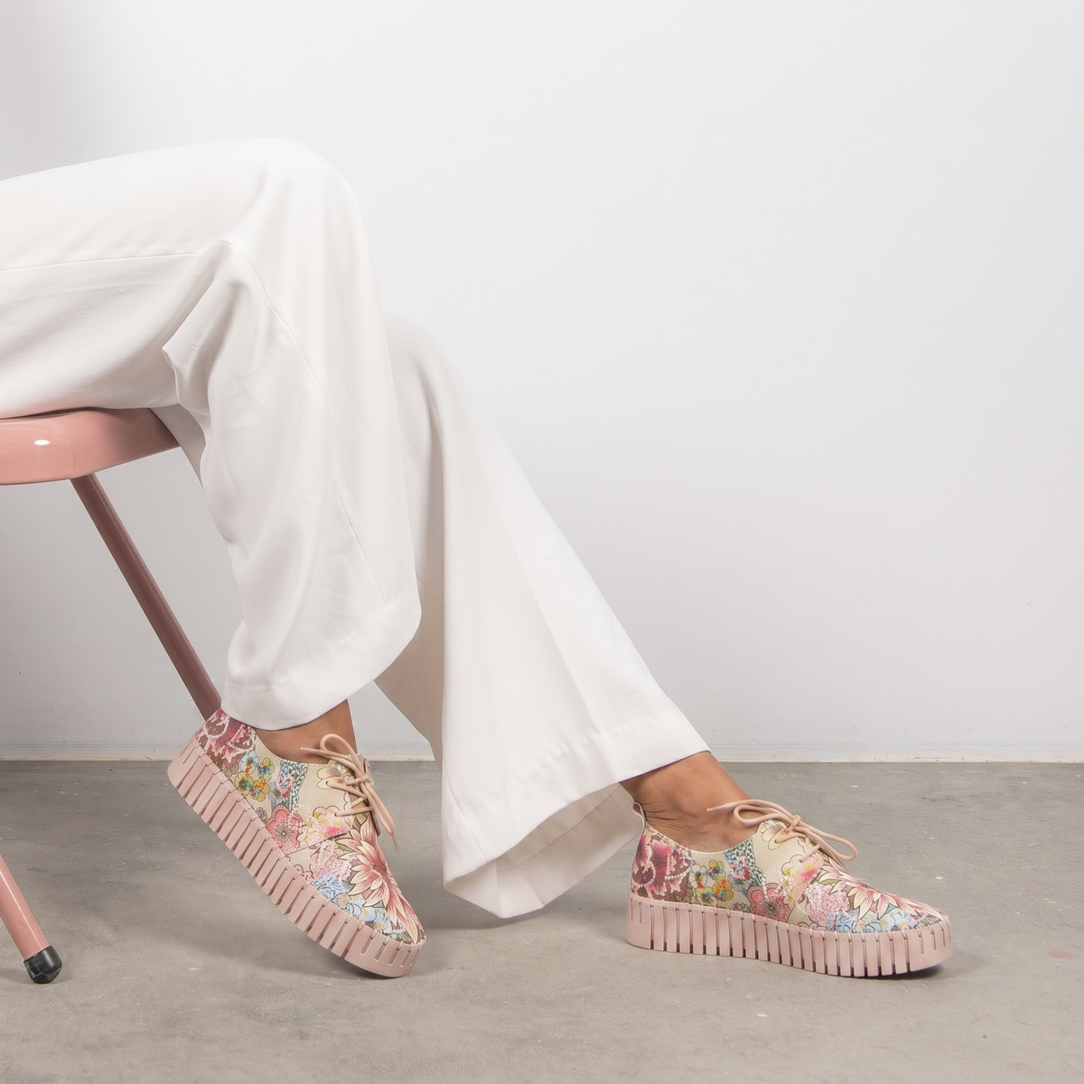 Battas Nude Multi Leather Sneakers - DJANGO AND JULIETTE | Shouz