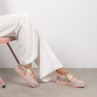 Battas Nude Multi Leather Sneakers - DJANGO AND JULIETTE | Shouz
