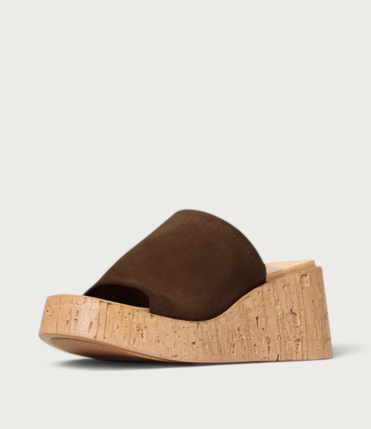 Caria Light Chestnut Suede Wedges