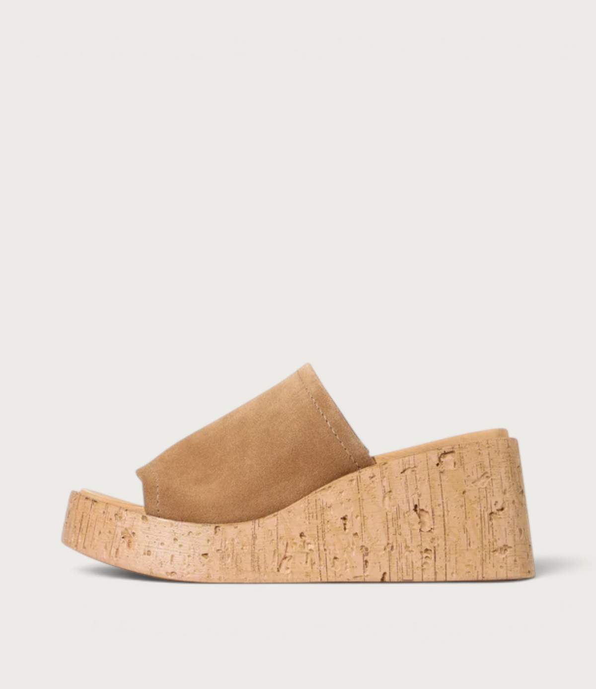 Caria Tan Suede Wedges