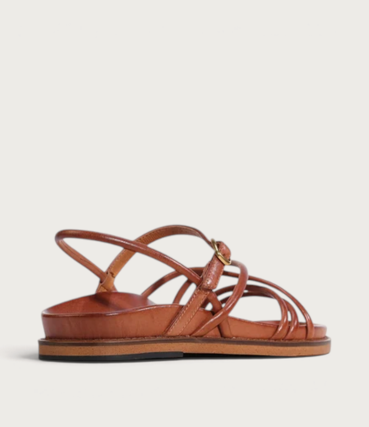 Carmina Brandy Leather Sandals