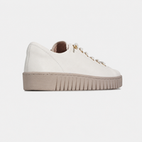 Tinara Off White Leather Sneakers