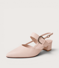 Asten Nude Leather Heels