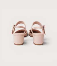 Asten Nude Leather Heels