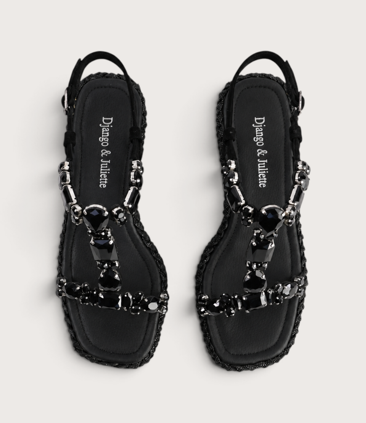 Vontey Black Suede Wedge Sandals