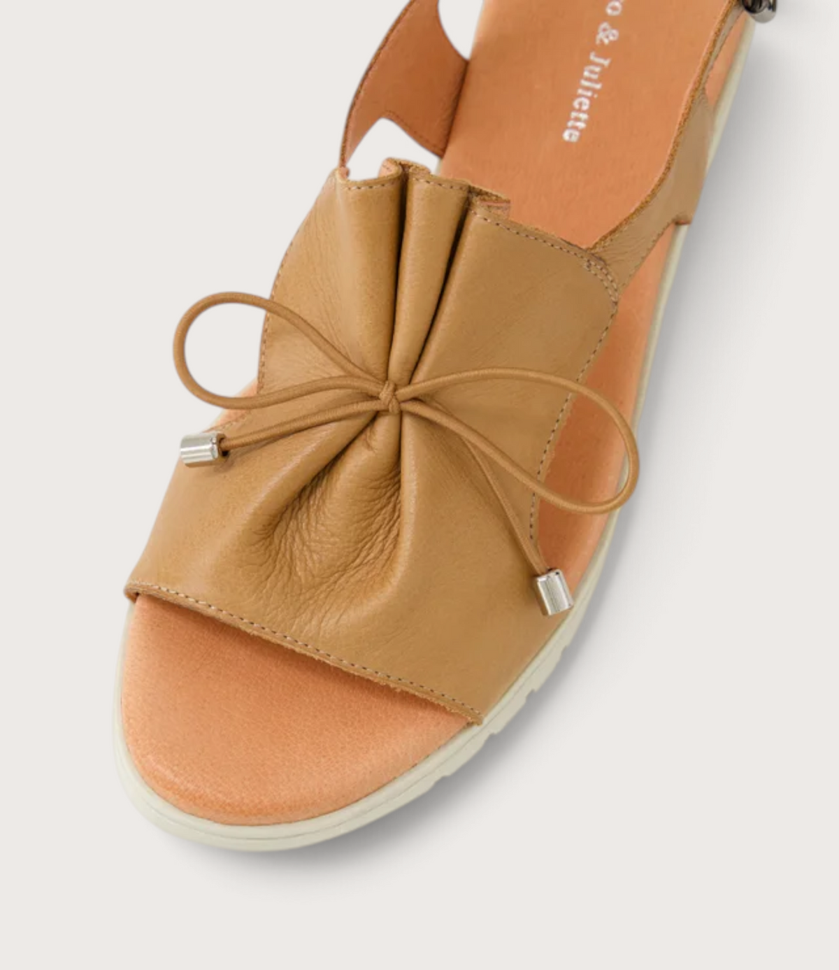 Malika Dark Tan/ Almond Sole Sandals
