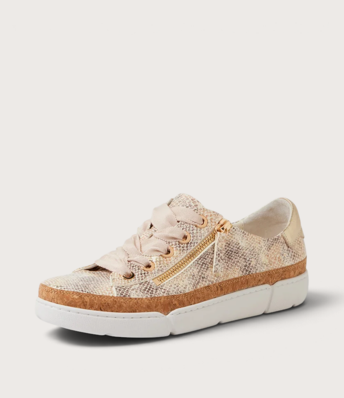 Torayne Ombre Metal Pale Gold Multi Sneakers - DJANGO AND JULIETTE | Shouz