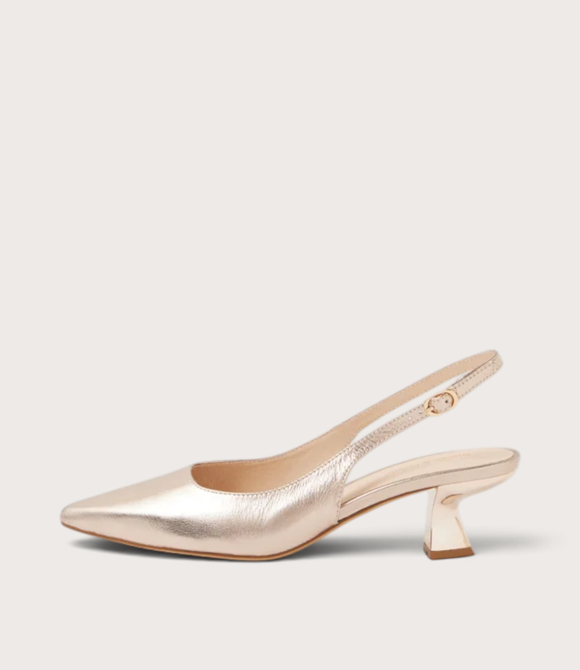 Linly Platino Leather Heels