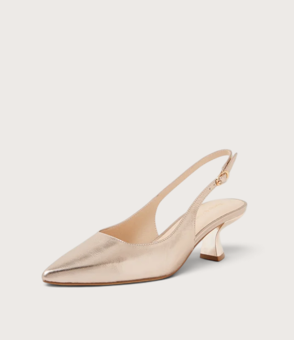 Linly Platino Leather Heels