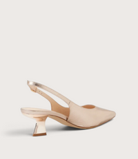 Linly Platino Leather Heels