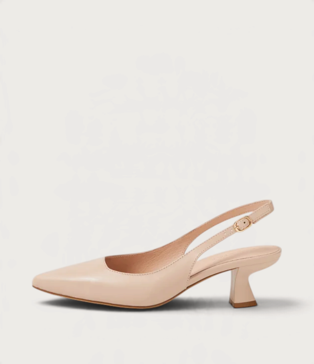 Linly Nude Leather Heels