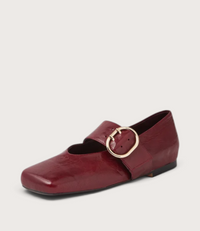 Ankitah Pinot Leather Flats