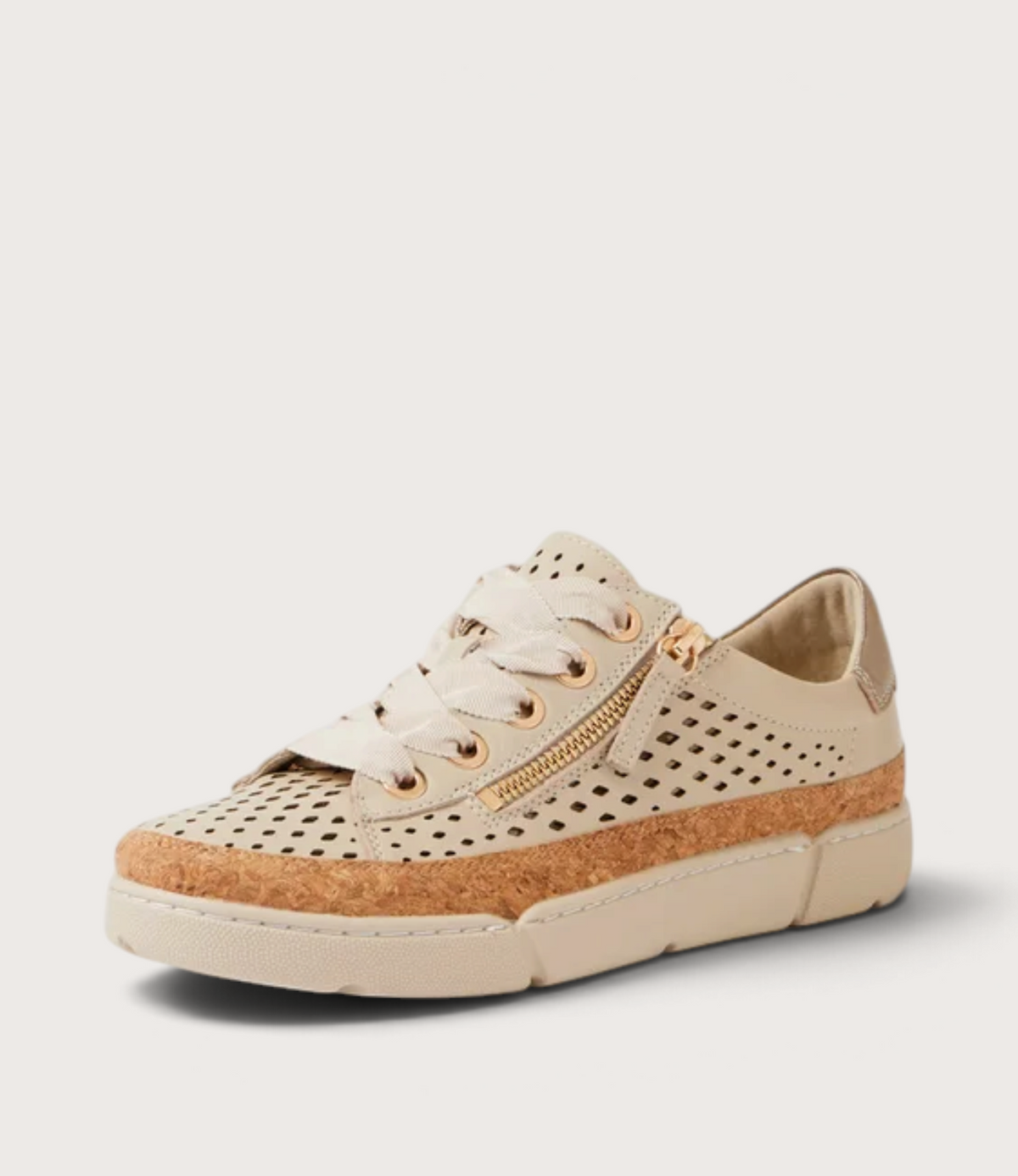 Torque Almond Champagne Multi Sneakers - DJANGO AND JULIETTE | Shouz