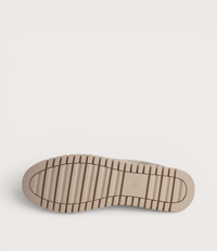 Bump Ivory Metallic Leather Sneakers