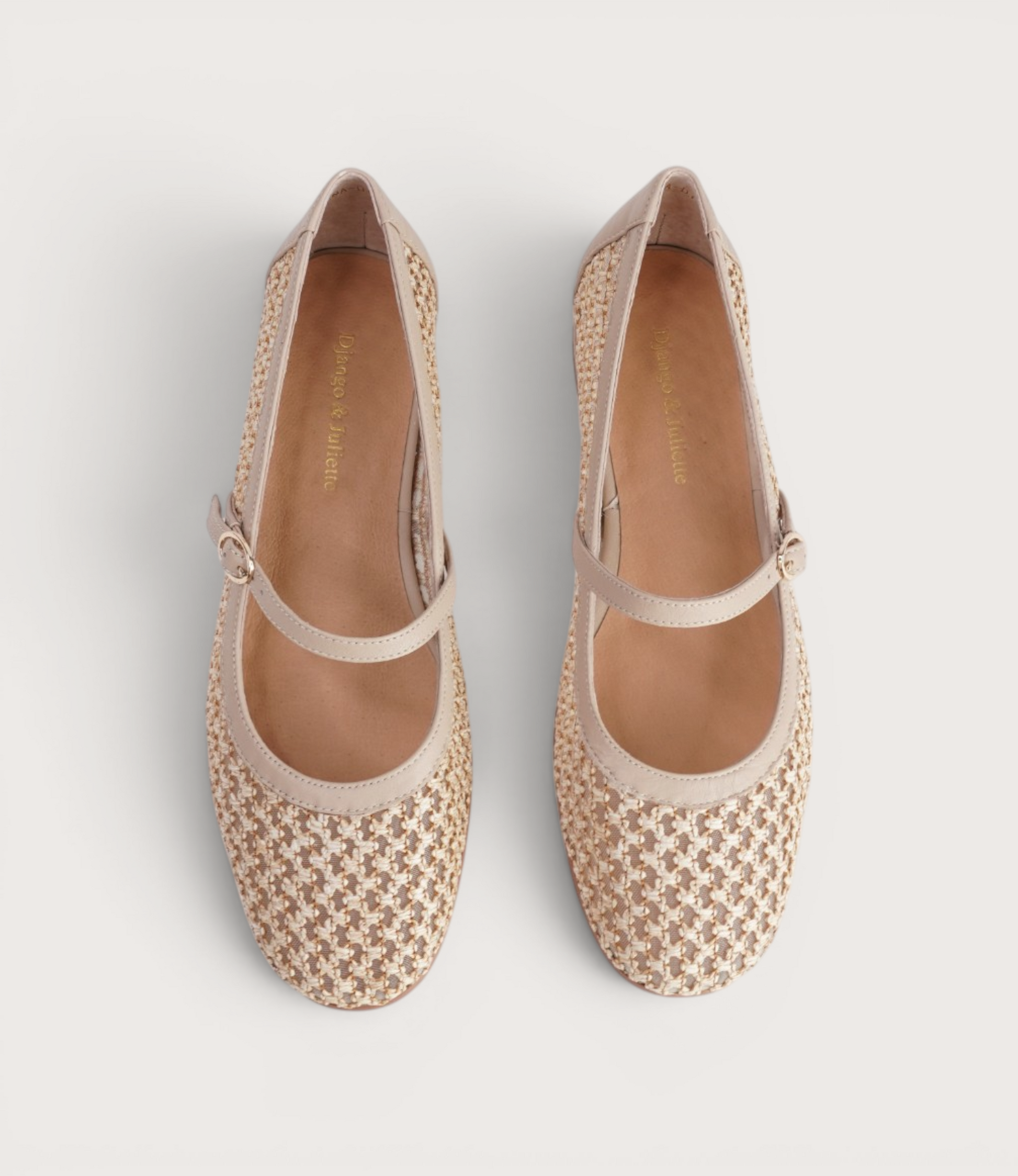 Izna Natural Raffia Flats