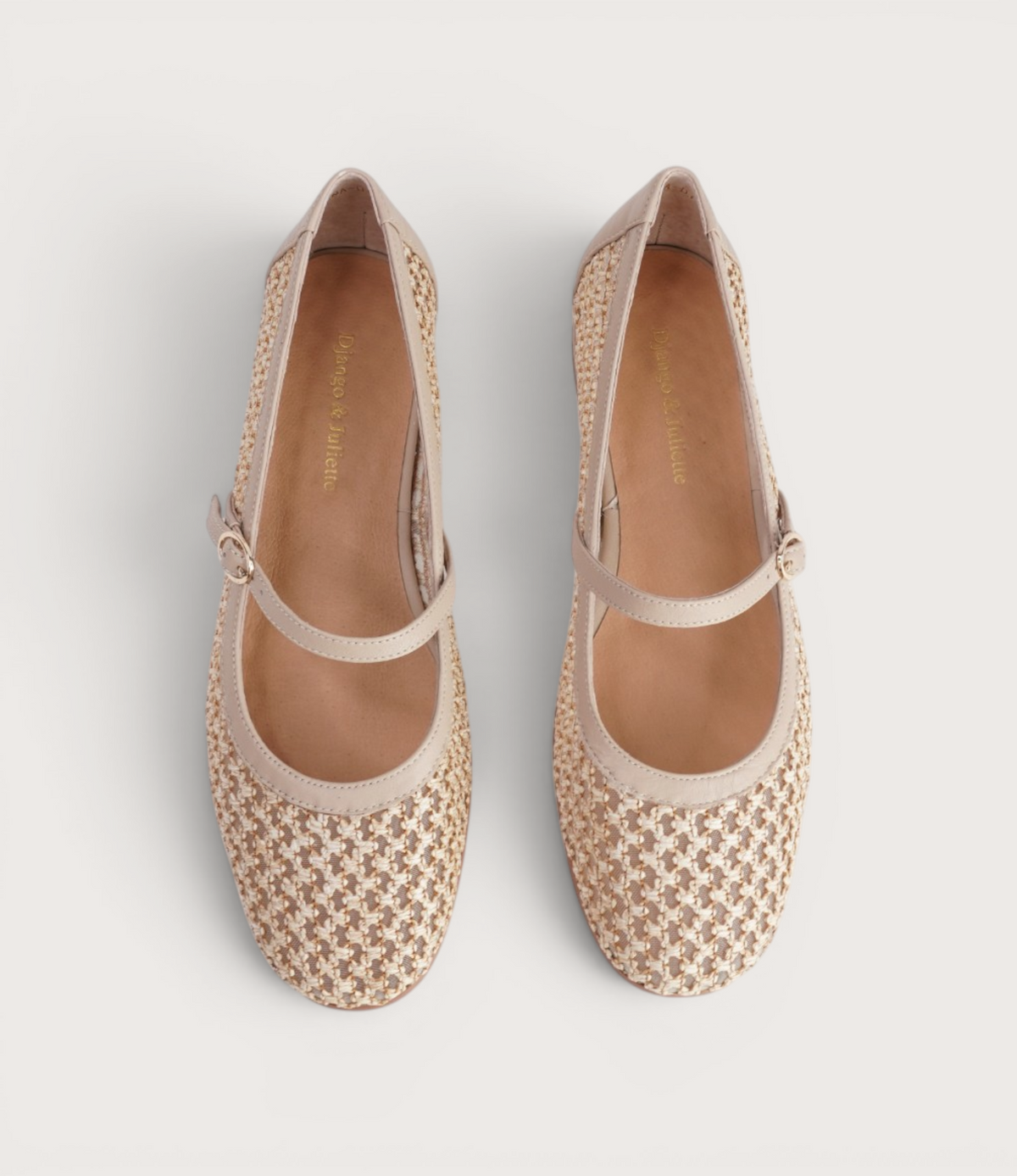 Izna Natural Raffia Flats