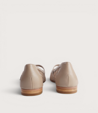 Izna Cocoa Raffia Flats