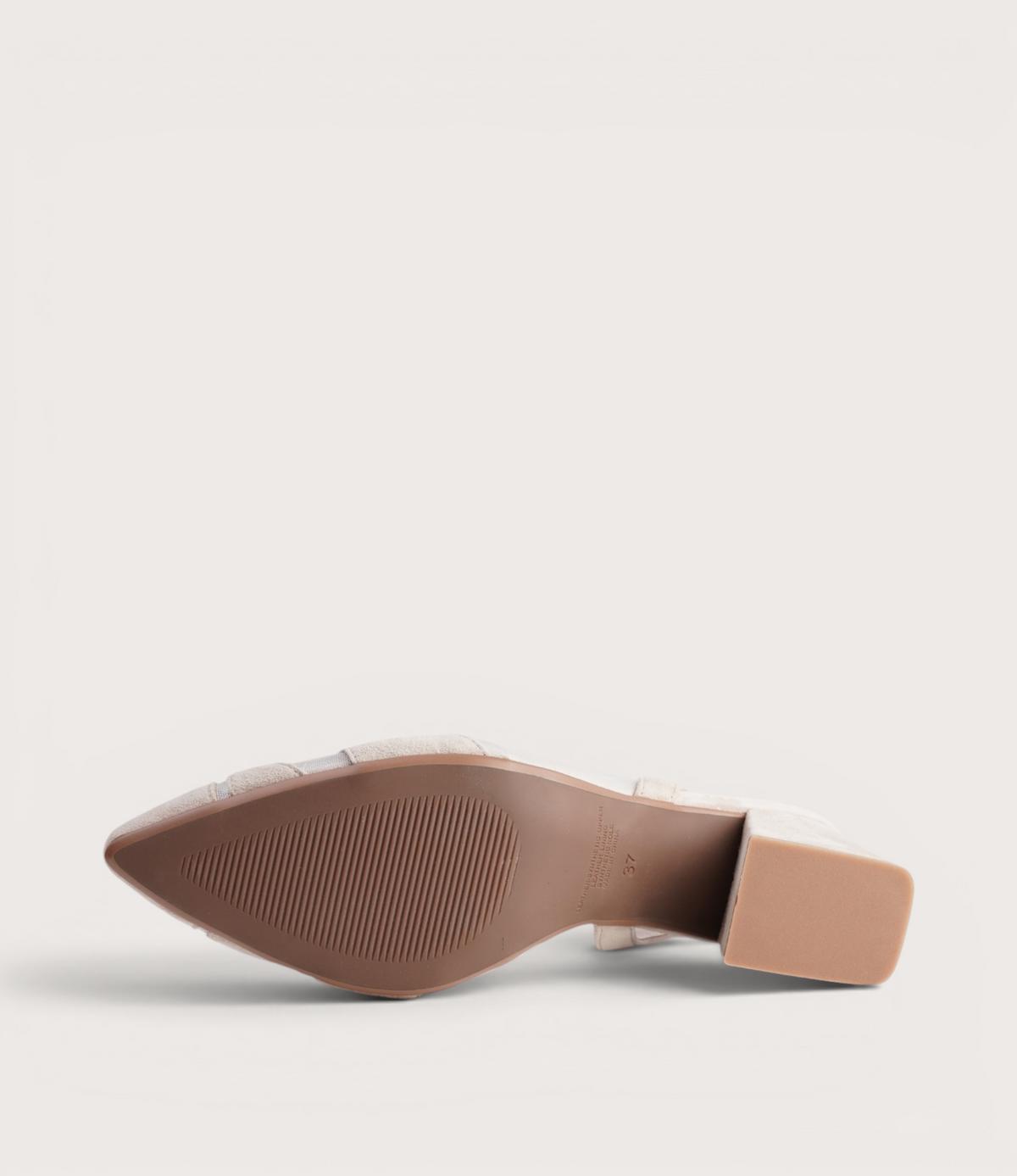 Mag Nude Suede/Mesh Heels