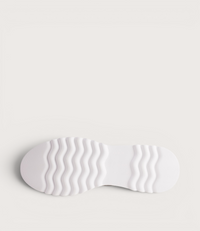 Endos White Raffia Sneakers