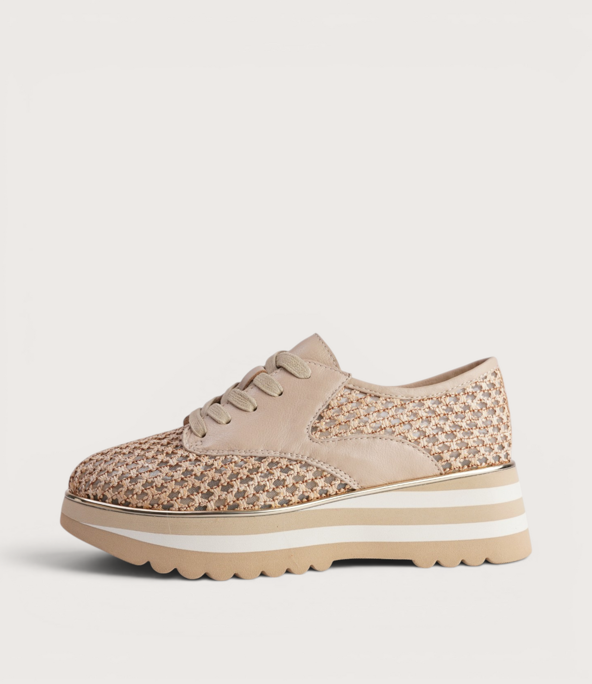 Endos Natural Raffia Sneakers