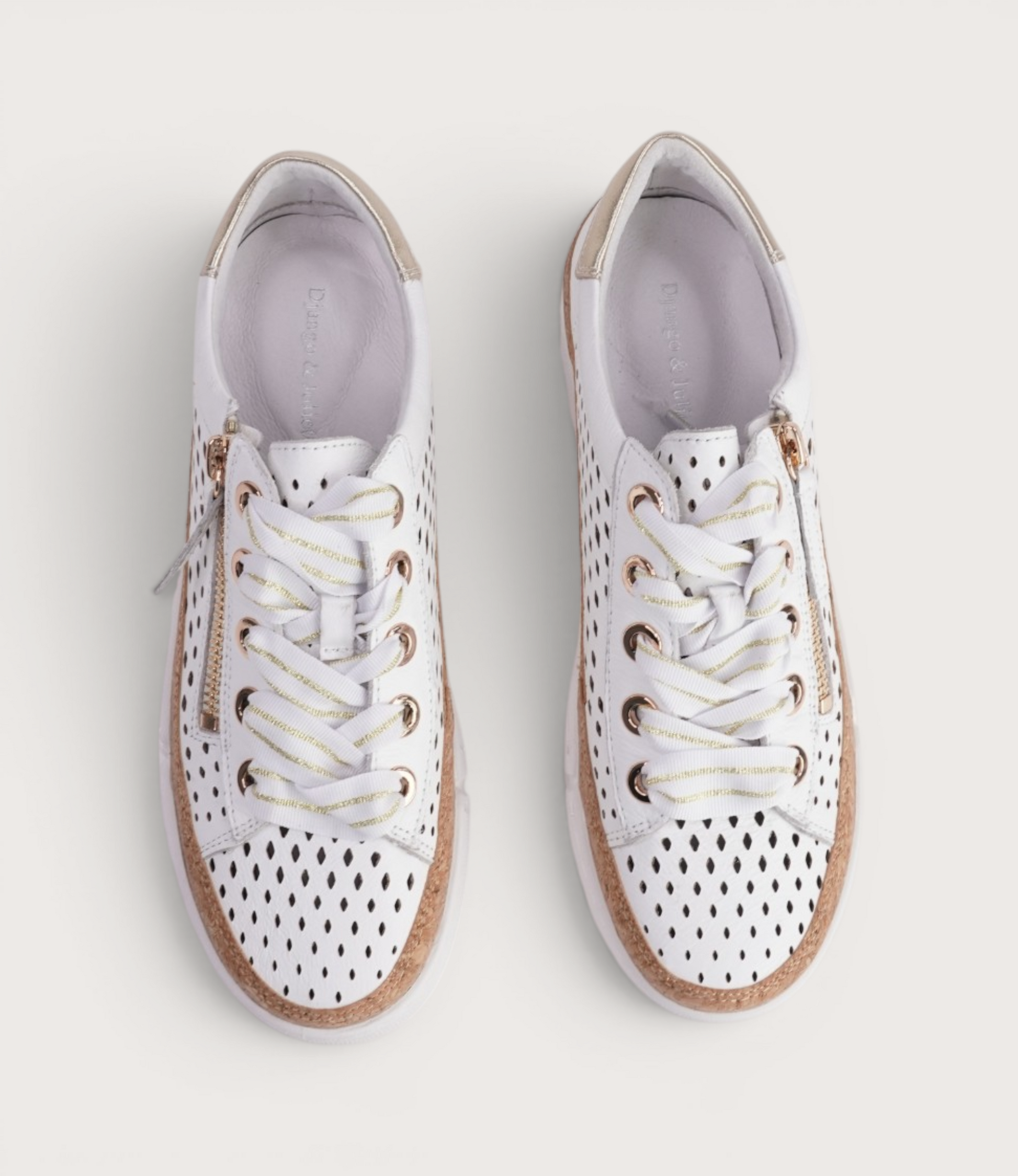 Torque White/Pale Gold Multi Sneakers