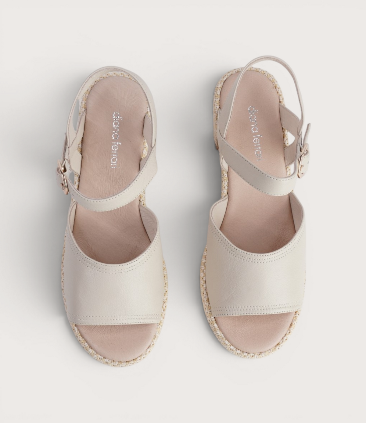 Busey Cream/White Natural Heels