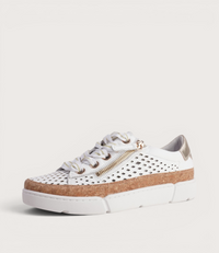 Torque White/Pale Gold Multi Sneakers