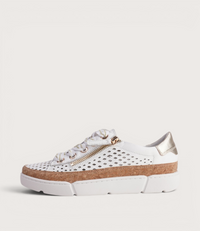 Torque White/Pale Gold Multi Sneakers