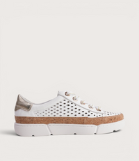 Torque White/Pale Gold Multi Sneakers