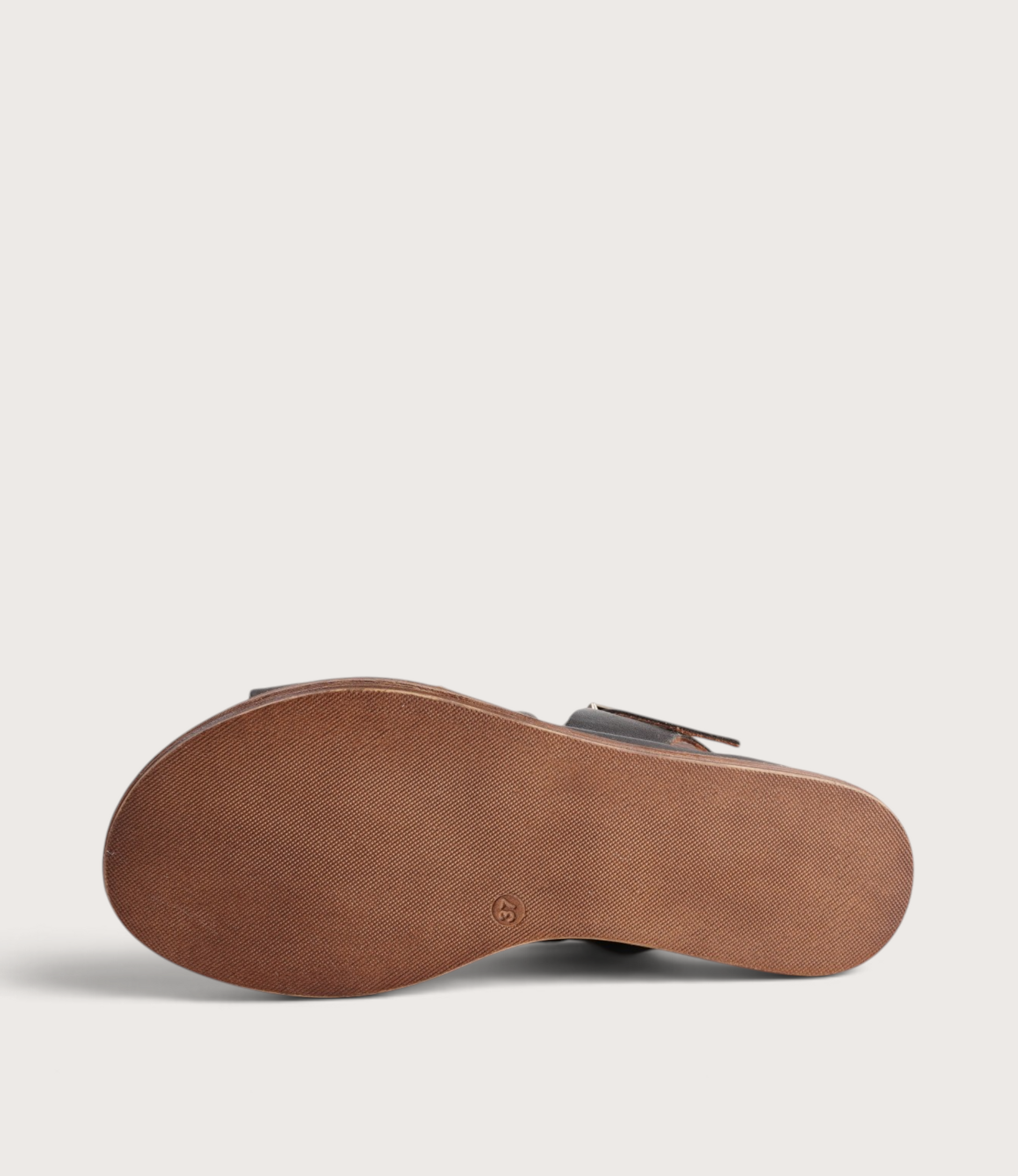 Positano Praline Leather Sandals