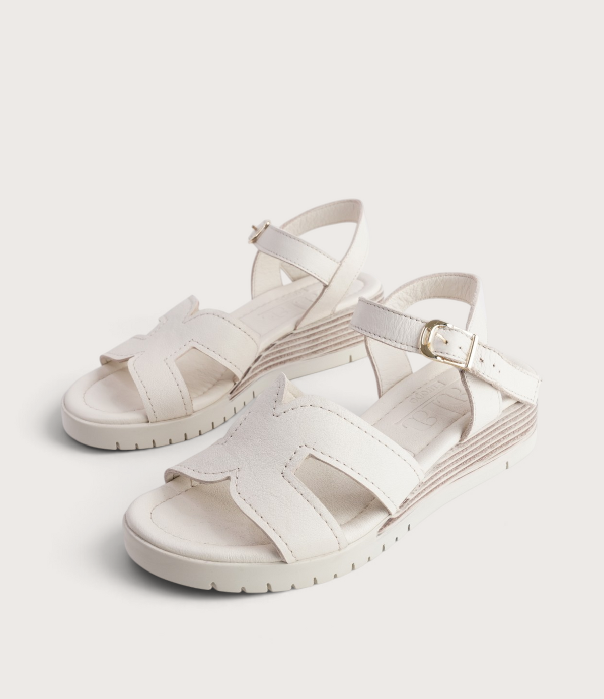 Ward Milk Leather Sandals