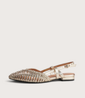 Amelia Soft Gold Leather Flats