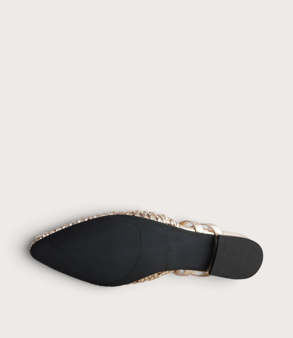 Amelia Soft Gold Leather Flats