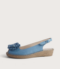 Erica Cielo Leather Espadrille Wedges