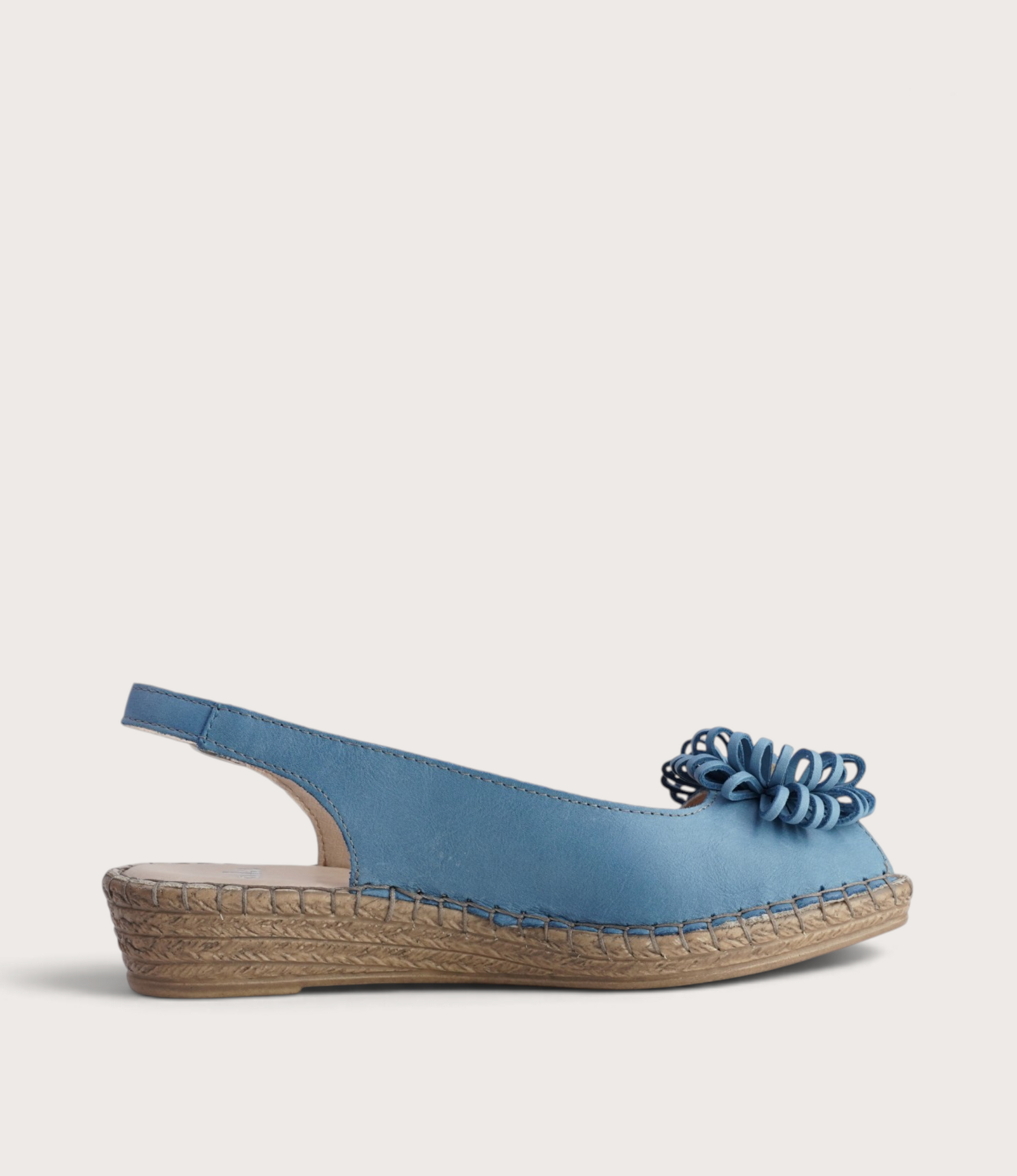 Erica Cielo Leather Espadrille Wedges