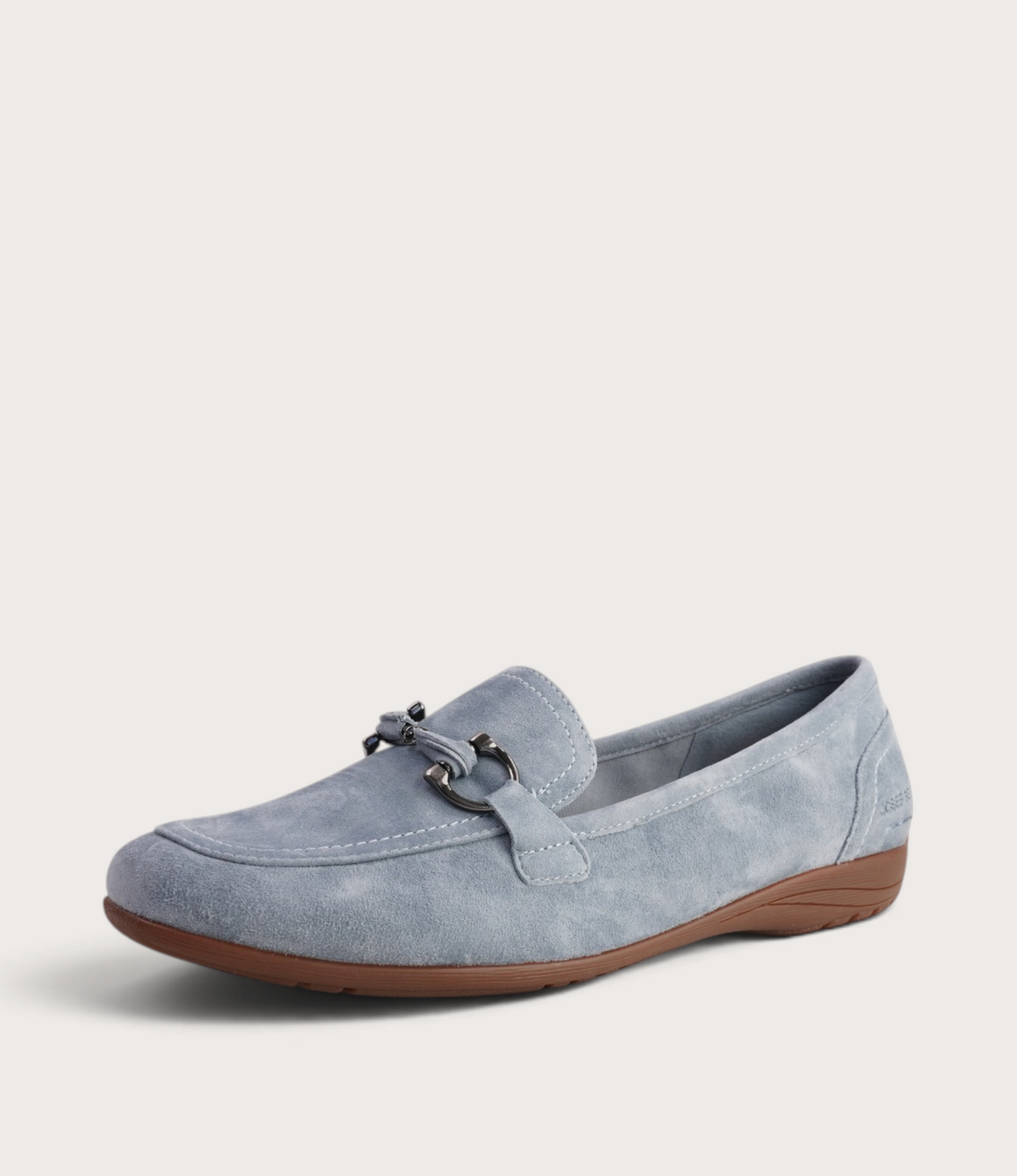 Fenja 34 Sky Blue Suede Loafers