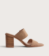 Nixoni Stone Suede Heels